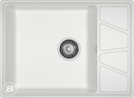 GranFest Композит Мойка VERTEX 680L  1-чаша+крыло 680*500мм иней арт.GF-V-680L иней