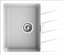 RIVELATO Мойка RAUM 58  1-чаша 580*500мм brina арт.RM-58 brina