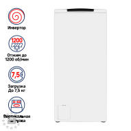 Стиральная машина с вертикальной загрузкой MAUNFELD MFWM128WH