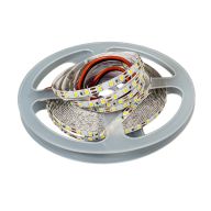 Лента S2, 2835 IP20, 120LED/м, 4100K, 12В, 10Вт/м, 1200Лм/м, CRI>85, 5м*8мм, провод 2*0,35мм² L= 15см с двух сторон (04.800.00.188)