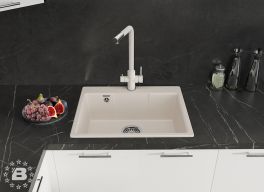 GRANFEST Мойка URBAN 658  1-чаша 580*490мм белый арт.GF-UR-658 белый