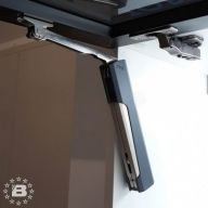 2000988025475 Заглушка декоративная, пластиковая серая, левая для TOP STAY SE (SEJS02L H30)