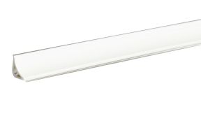 Плинтус для столешницы LB-15 3м Белый глянец