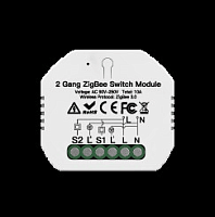 2000987999098 Переключатель MOES Switch Module MS-104BZR, Wi-Fi 2,4GHz & Zigbee+RF433 MGHz - фото
