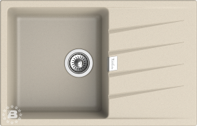 RIVELATO Мойка RAUM 78  1-чаша 780*500мм beige scuro арт.RM-78 beige scuro
