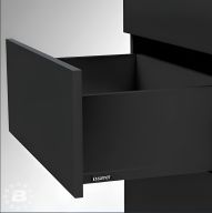 Ящик Flowbox с доводчиком, высота 256 мм, глубина 450 Антрацит Премиум