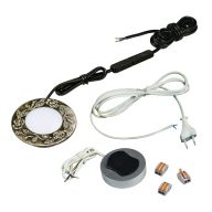 КСС КОМПЛЕКТ ИЗ 1-го LED СВЕТ-КА PLА-1 220V врезной/бронза/тепл.свет/выкл/сет.шнур (19.143.35.561)
