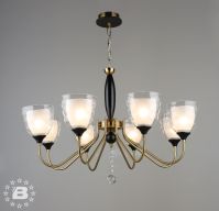 Подвесная люстра PL6550-8 CP+BK 000060426
