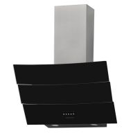 INGA 600 inox/black push button вытяжка кухонная