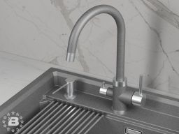 5169, ГРАФИТ, СМЕСИТЕЛЬ КУХОННЫЙ